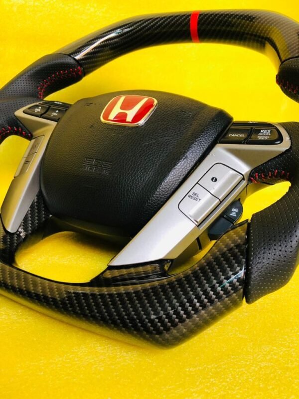 Carbon fiber steering wheel For Honda Accord 8th Gen 2008~2012 - Image 2