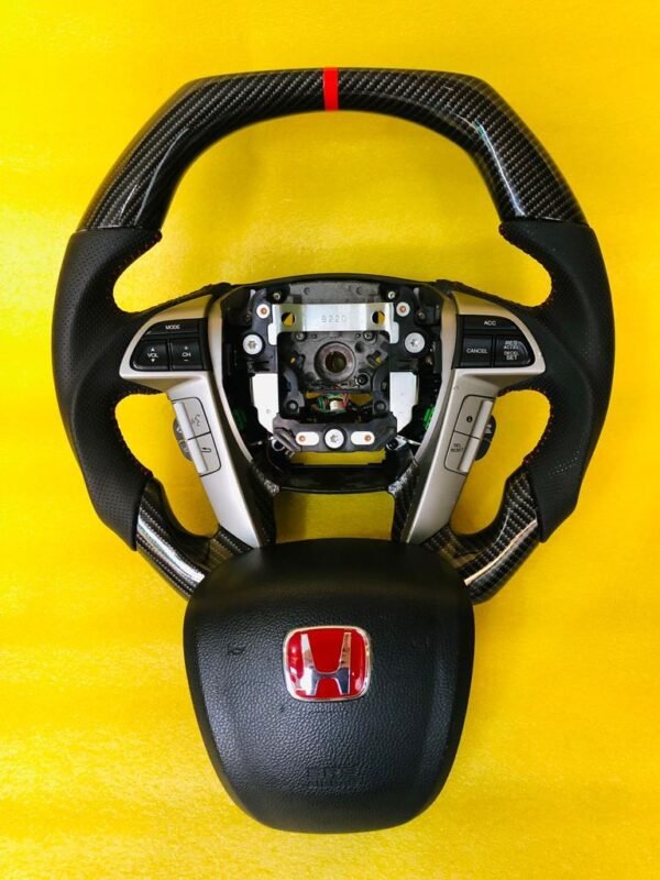 Carbon fiber steering wheel For Honda Accord 8th Gen 2008~2012 - Image 4