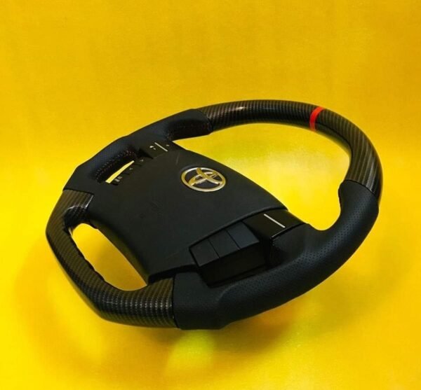 Customized Carbon Fiber Steering Wheel For TOYOTA MARK-X 2006-2010 - Image 2