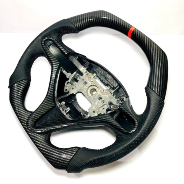Honda civic FD2/FN2 Top Bottom flat CARBON FIBER steering wheel for type R, Si 2006-12