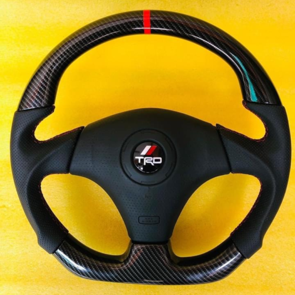 CARBON FIBER TRD Steering Wheel forTOYOTA MR2 SPYDER, CELICA, Supra MK4 JZA80, JZX Customized