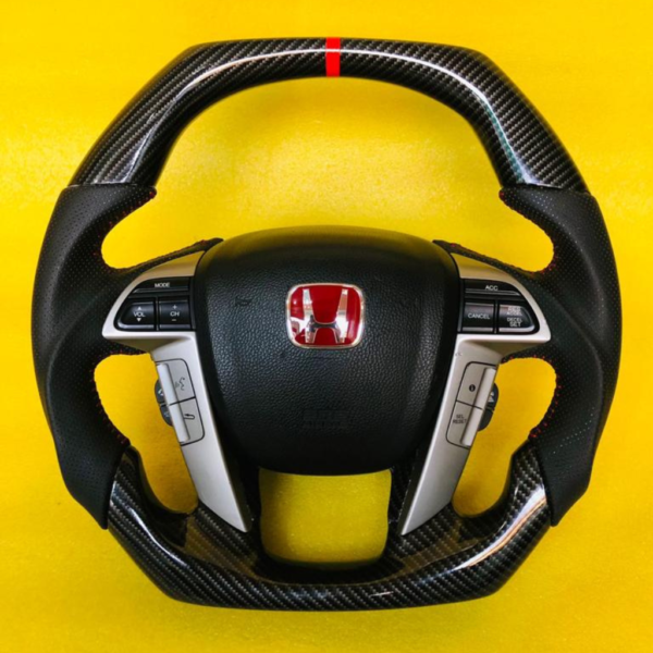 Carbon fiber steering wheel For Honda Accord 8th Gen 2008~2012