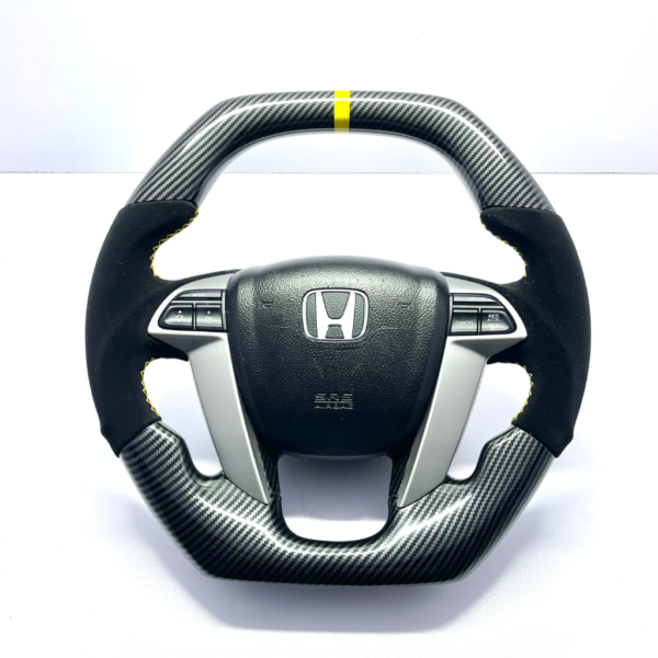 ALCANTARA REAL Carbon Fiber Steering wheel Fit For Honda Civic Coupe, Si, sedan, 2012-15